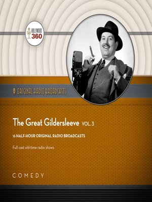 cover image of The Great Gildersleeve, Volume 3